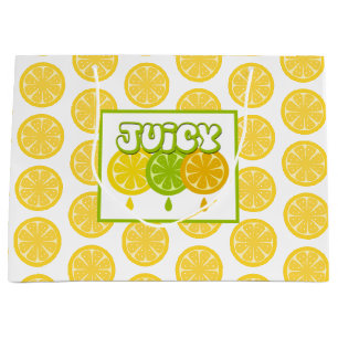 Lemon Lime Orange Fruit Gift Bag