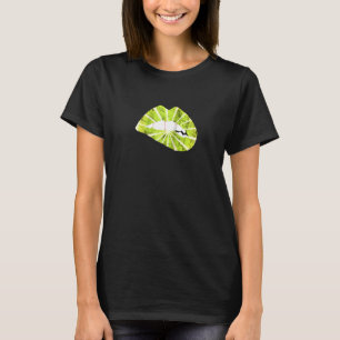 Lemon Lips Sour Lime Lipstick Lemonade Kissing Fru T-Shirt