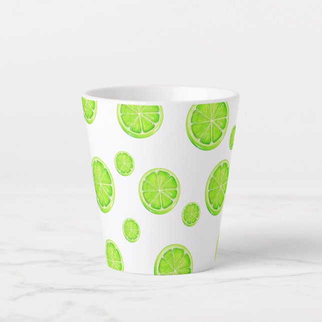Lemon love. latte mug (Front)