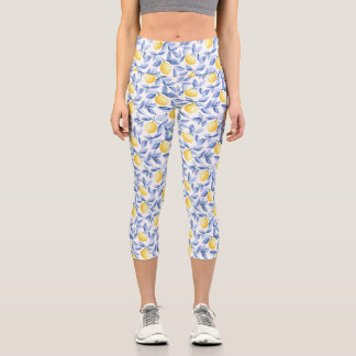 Lemon Lovers Capri Leggings