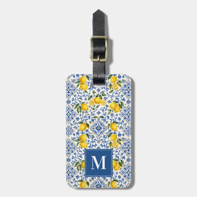 Lemon Luggage Tag (Front Vertical)