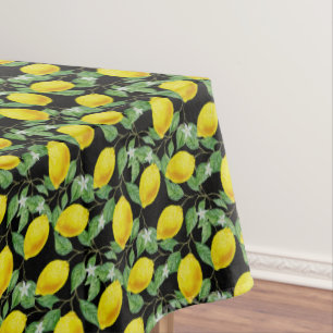 Lemon Lush Small Print Tablecloth
