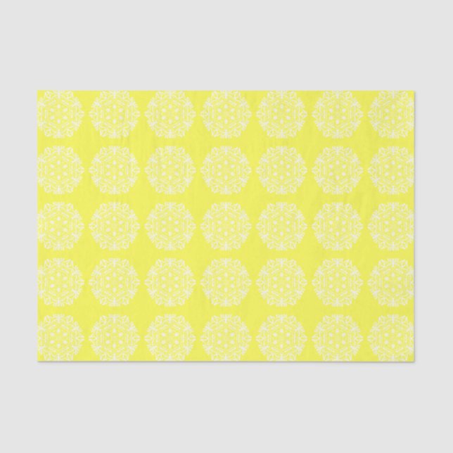 Lemon Mandala Tissue Paper (Front)