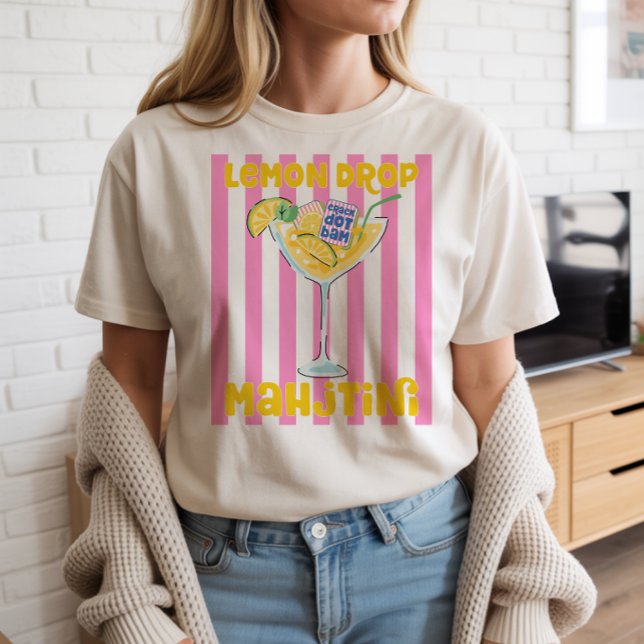 Lemon Martini Mahjong T-Shirt (Creator Uploaded)