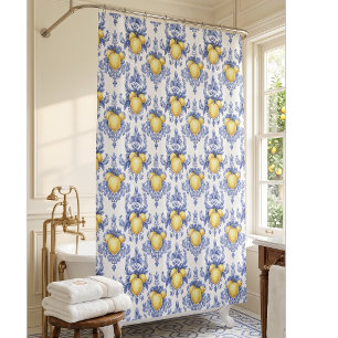 Lemon Mediterranean Citrus Pattern