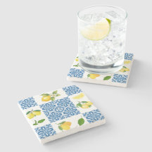 Lemon Mediterranean French Country Tile Pattern