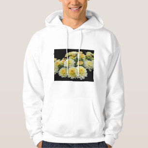 Lemon Meringue Chrysanthemums Hoodie