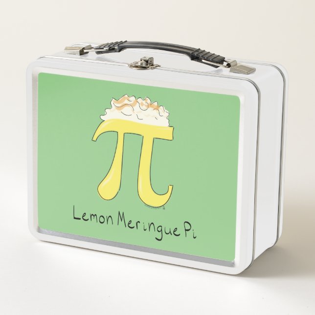 Lemon Meringue Pi Cute Math Pi Day Lunch Box (Front)