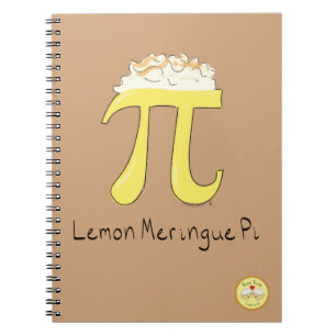 Lemon Meringue Pi Cute Math Pi Day Notebook