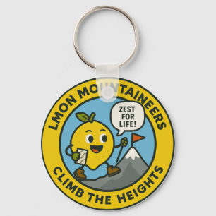 Lemon Mountaineers Climb The Heights Keychain