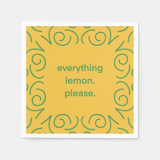 Lemon Napkins (Front)
