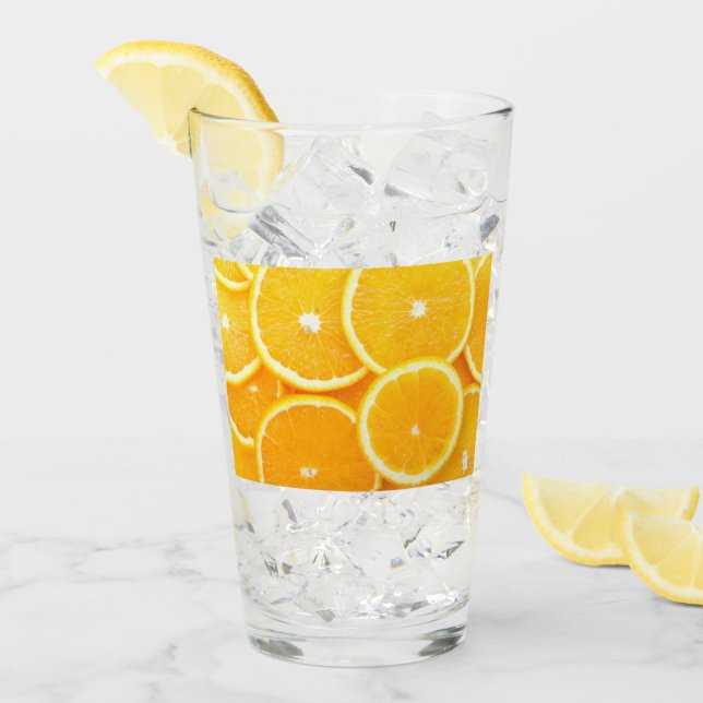 lemon orange citrus glass (Front Ice)