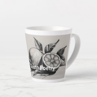 Lemon & Orange Gusto Poetry Latte Mug