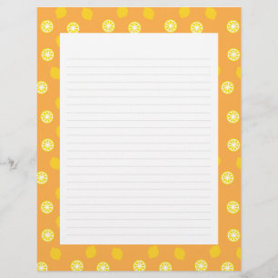 lemon orange letterhead