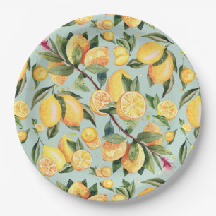 Lemon Paper Plate