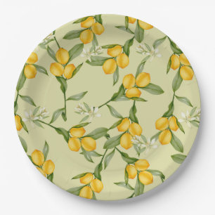 Lemon Paper Plate