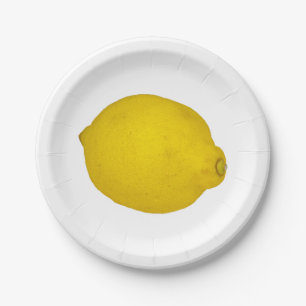 Lemon Paper Plate