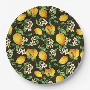 Lemon Paper Plate