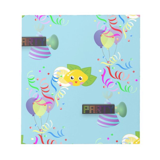 lemon party notepad (Front)