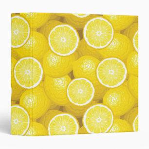 Lemon Pattern 2 Binder