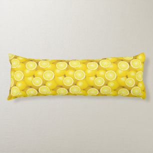 Lemon Pattern 2 Body Pillow
