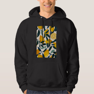 Lemon Pattern Art Minimalist Fruit 1 Hoodie