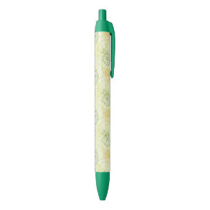 Lemon Pattern Black Ink Pen