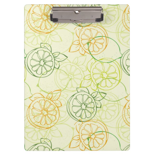 Lemon Pattern Clipboard (Front)