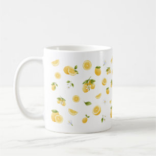 Lemon Pattern Coffee Mug