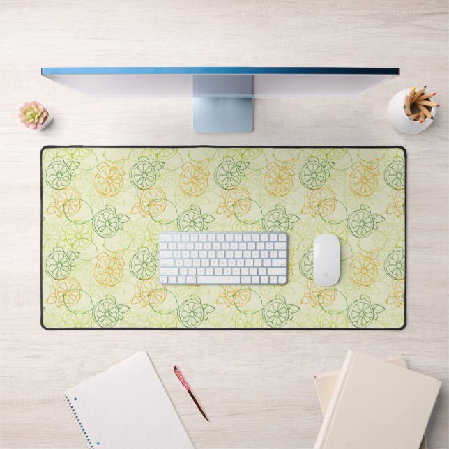 Lemon Pattern Desk Mat (Office 1)