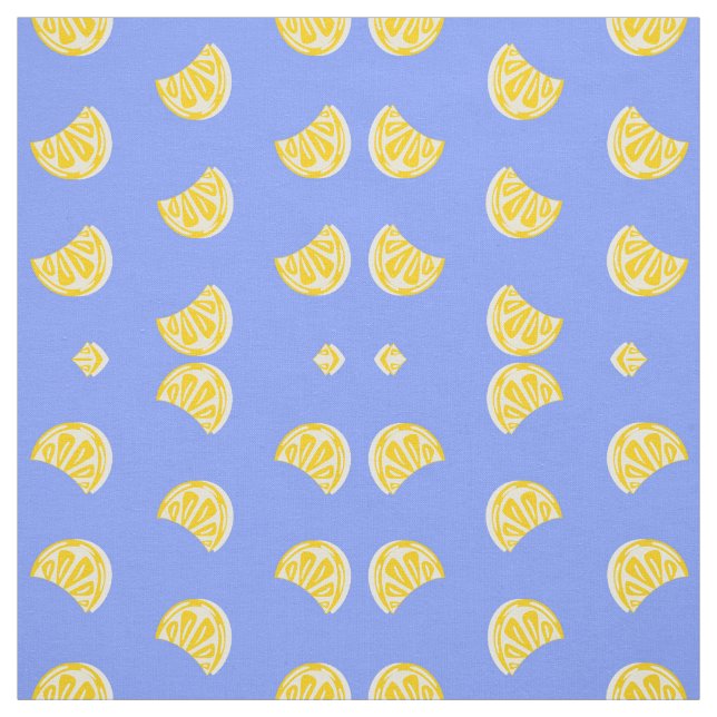 Lemon Pattern Fabric (Swatch)