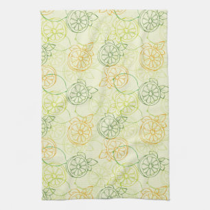 Lemon Pattern Kitchen Towel