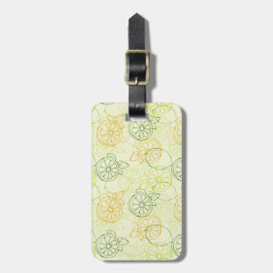 Lemon Pattern Luggage Tag