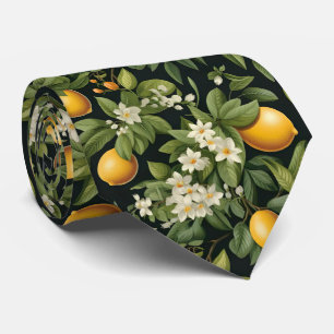 Lemon Pattern Men's Necktie 