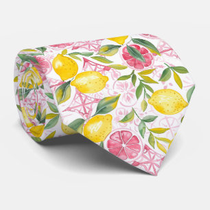 Lemon Pattern Men's Necktie 