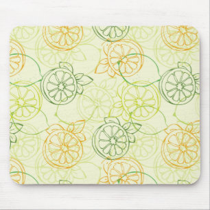 Lemon Pattern Mouse Pad