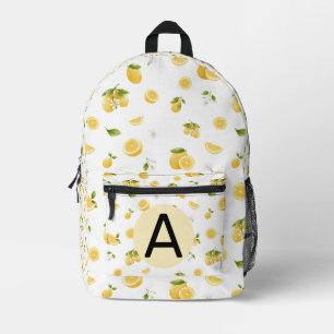 Lemon Pattern Printed Backpack