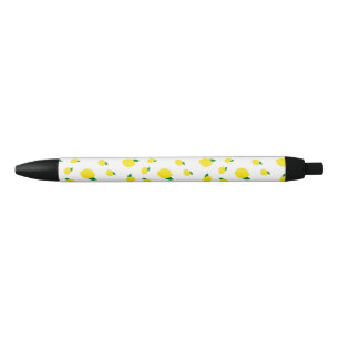 Lemon Pattern Printed  Black Ink Pen
