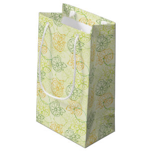 Lemon Pattern Small Gift Bag