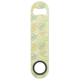 Lemon Pattern Speed Bottle Opener