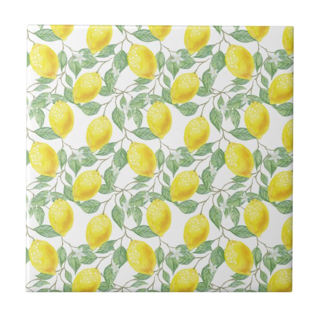 Lemon Pattern Tile (Front)