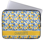 Lemon Pattern Tropical Fruit Personalized Name