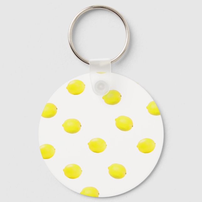 lemon pattern version 2 keychain (Front)