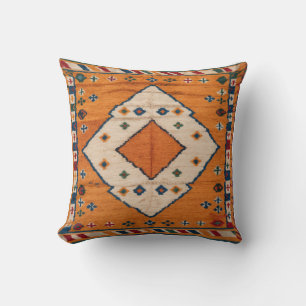 Lemon Persian Bliss" Kilim Pillows: Throw Pillow