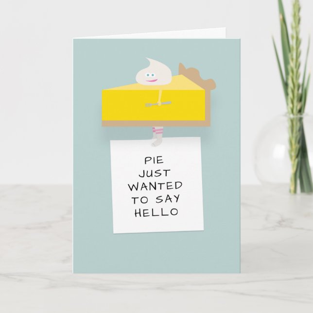 Lemon Pie Hello Card (Front)