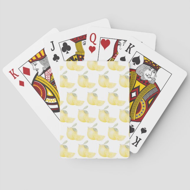 Lemon Playing Cards (Back)