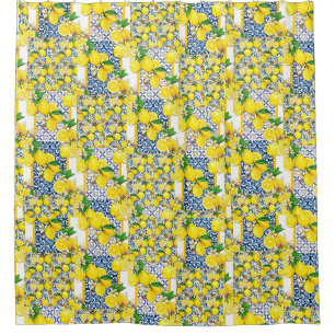 Lemon Portuguese Azulejo Mediterranean Santorini  