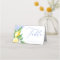 Lemon Positano Blue Tile Bridal Shower Table