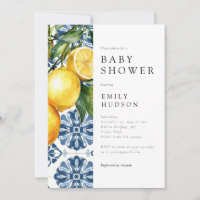 Lemon Positano Italian Baby Shower