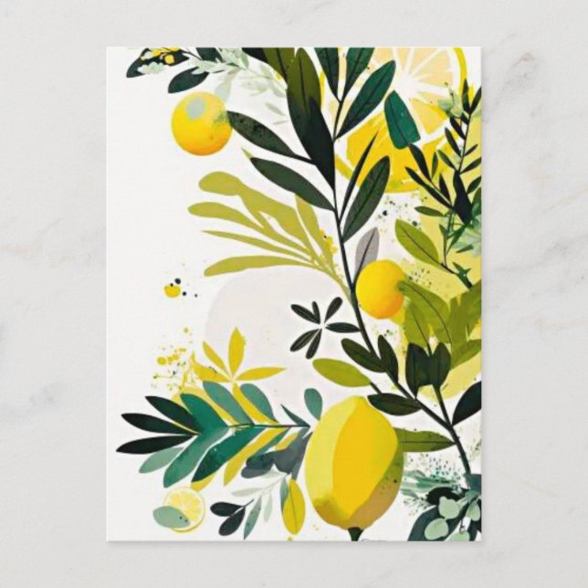 Lemon  postcard (Front)